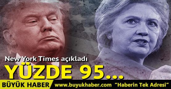 New York Times: Yüzde 95 Trump kazanacak