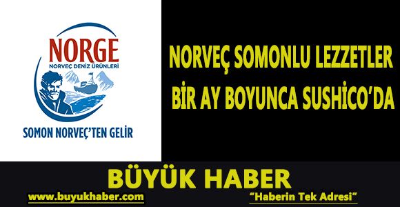 NORVEÇ SOMONLU LEZZETLER BİR AY BOYUNCA SUSHİCO’DA