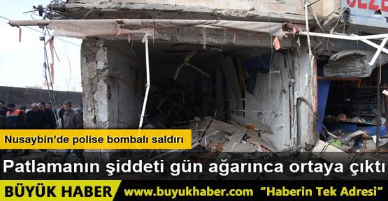 Nusaybin'de polis aracına saldırı