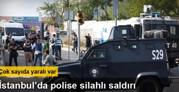 Okmeydanı’nda polise silahlı saldırı
