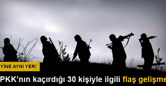 PKK Şırnak'ta kaçırdığı 30 kişiyi serbest bıraktı