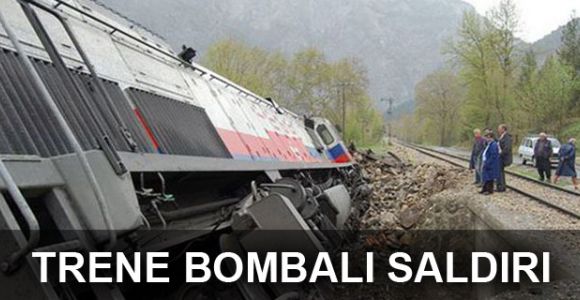 PKK'lılar, Bingöl'de trene bombalı saldırı düzenledi