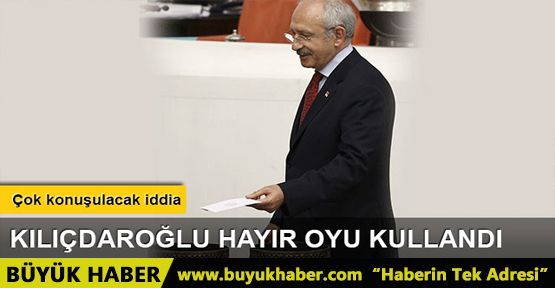 Salih Cora: Kemal Kılıçdaroğlu hayır oyu kullandı