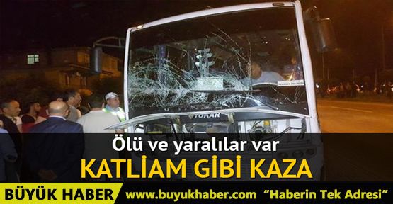 Samsun'da midibüs ile kamyonet çarpıştı: 5 ölü, 3 yaralı