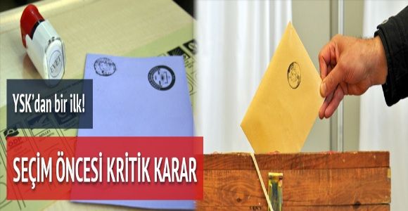 Sandık kurulunda başkanlar kurayla belirlenecek