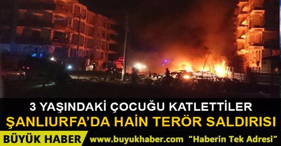 Şanlıurfa'dan son dakika patlama haberi