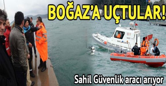 Sarıyer'de otomobil denize düştü