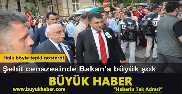 Şehit astsubayın cenaze töreninde Bakan Avcı'ya protesto