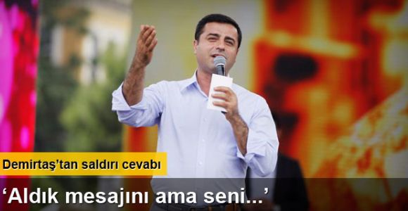 Selahattin Demirtaş “Bugünkü Saldırılar Büyük Bir Katliam Girişimiydi”