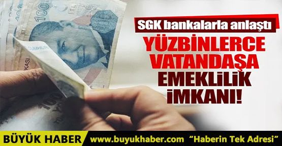 SGK bankalarla anlaşma sağladı!