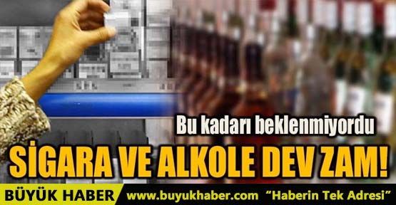 SİGARA VE ALKOLE DEV ZAM!