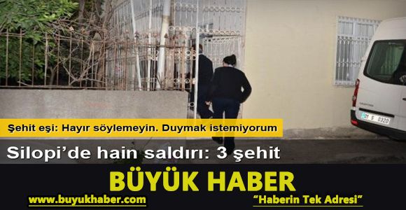 Silopi'de PKK'lılar zırhlı araca roketli saldırı düzenledi: 3 polis şehit