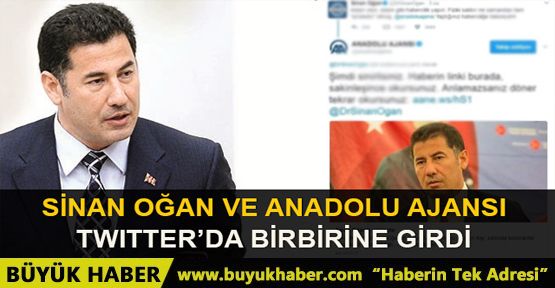 Sinan Oğan ve Anadolu Ajansı, Twitter üzerinden tartıştı