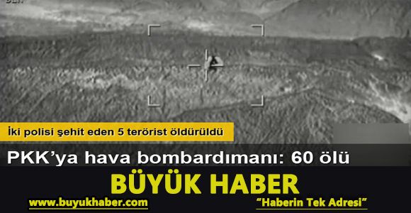 Şırnak'ta 5 terörist öldürüldü