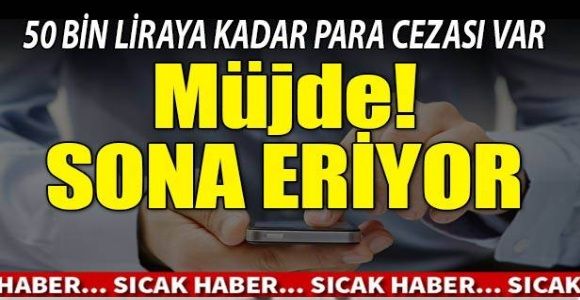 SMS bombardımanı sona eriyor