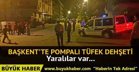 Sokakta oturanlara pompalı tüfekle saldırı: 3 yaralı