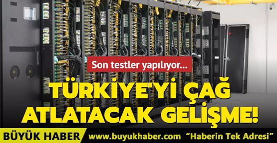 Son testler yapılıyor