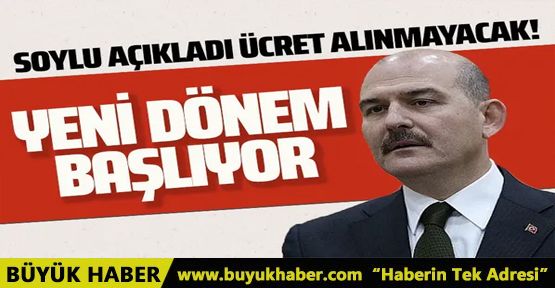 Süleyman Soylu açıkladı! Yeni dönem 24 Eylül'de başlıyor