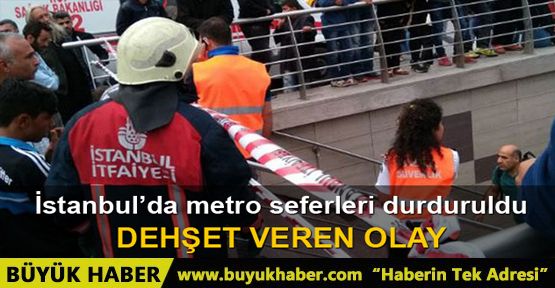 Taksim Metro İstasyonu intihar girişimi nedeniyle kapatıldı