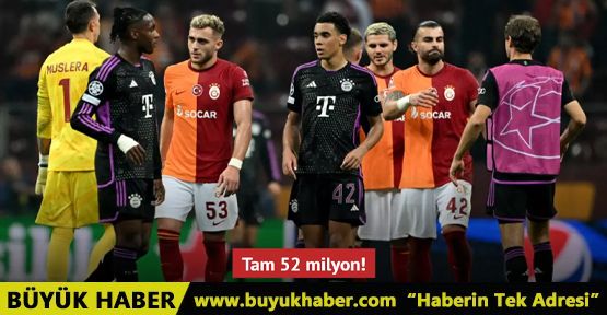 Tam 52 milyon! Galatasaray'a para yağdı