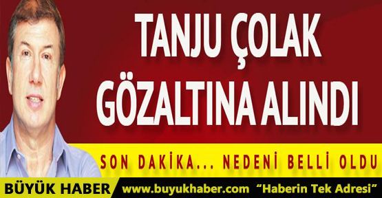 Tanju Çolak gözaltında