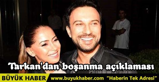 Tarkan'dan boşanma açıklaması