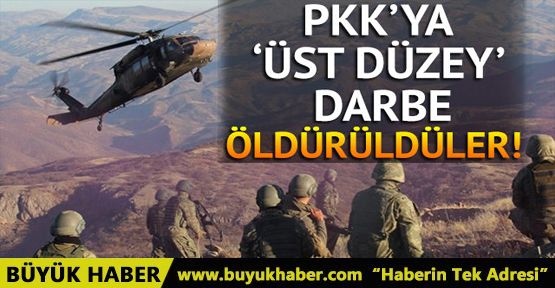 Terör örgütü PKK'ya 'üst düzey' darbe: Öldürüldüler