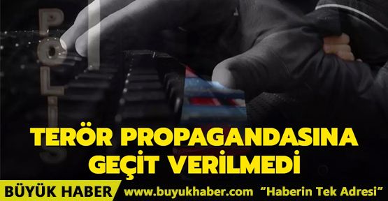 Terör propagandasına geçit verilmedi: 8 gözaltı