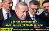 Başkan Erdoğan'dan Gazetecilere 10 Ocak Kutlaması