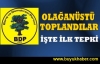 BDP'den ilk tepki