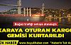 Boğaz trafiği askıya alınmıştı Karaya oturan kargo gemisi kurtarıldı