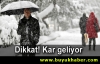 Kış başlıyor, kar geliyor
