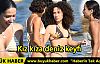 Kız kıza deniz keyfi