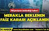 Merkez Bankası faiz kararını açıkladı