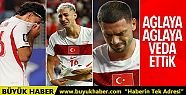 Maçın bitiş düdüğüyle futbolcularımız...