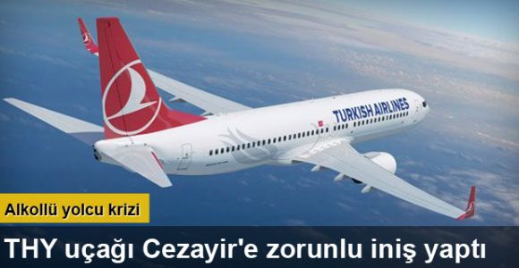 THY uçağı Cezayir'e zorunlu iniş yaptı