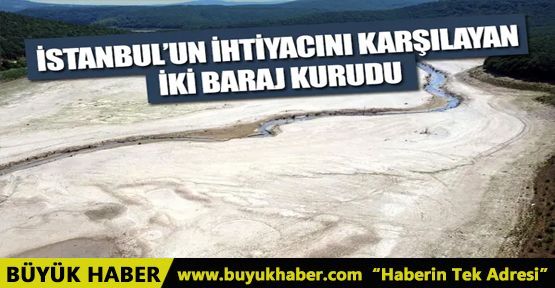 Trakya'daki barajlar kurudu! İstanbul'un su ihtiyacını karşılıyordu