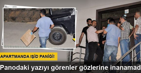Tunceli'deki bir apartmanda IŞİD tedirginliği