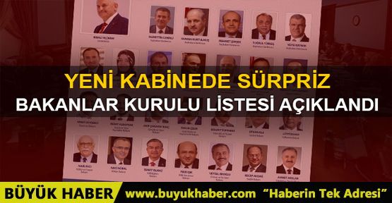 Türkiye Cumhuriyeti'nin 65.hükümeti belli oldu. İşte yeni kabine