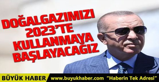 Türkiye doğalgazı 2023'te kullanmaya başlayacak