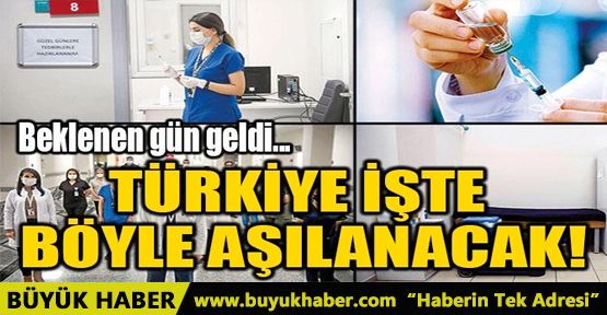 TÜRKİYE İŞTE BÖYLE AŞILANACAK