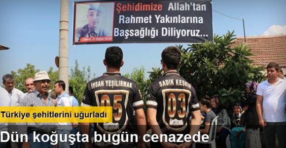 Türkiye şehitlerine veda etti