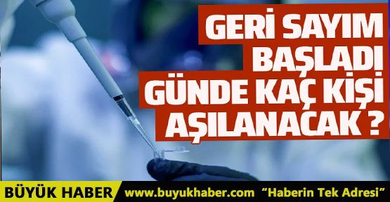 Türkiye'de kaç kişi aşılanacak? Geri sayım başladı