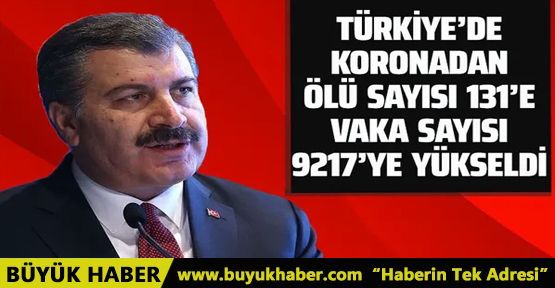 Türkiye'de koronadan hayatını kaybedenlerin sayısı 131'e yükseldi