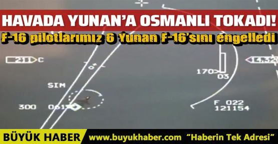 Türkiye'den Yunanistan F-16'larına önleme