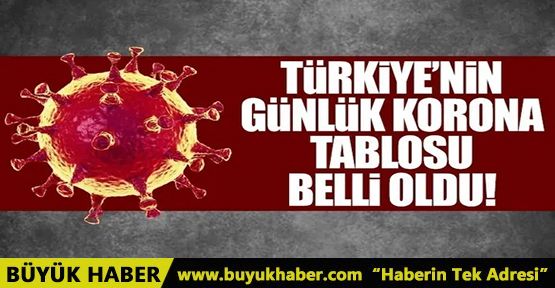 Türkiye'nin günlük koronavirüs verileri belli oldu!