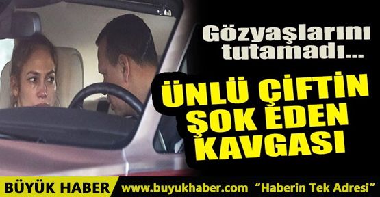 ÜNLÜ ÇİFTİN ŞOK EDEN KAVGASI!