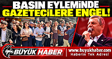 İZMİR’DE BASIN ÖZGÜRLÜĞÜ EYLEMİNDE GAZETECİLERE ENGEL!