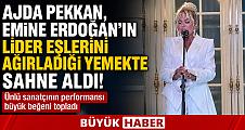 Ajda Pekkan, NATO Lider Eşleri İçin Sahne Aldı
