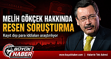 Melih Gökçek Hakkında Kayıt Dışı Para İddialarına Resen Soruşturma